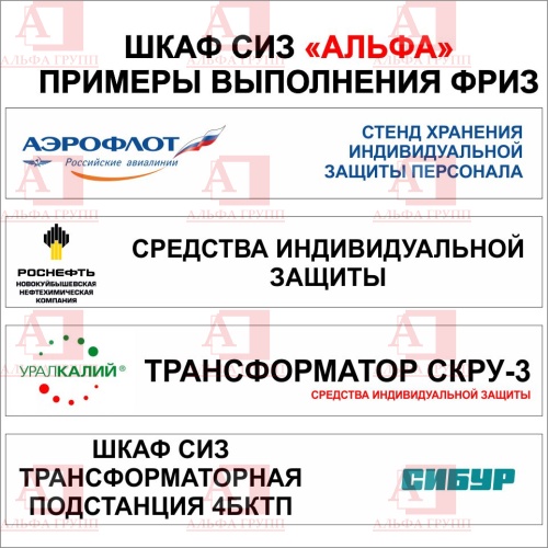 Шкаф СИЗ "Альфа-7" (расцветка "СТАНДАРТ", цвет: cерый) из стали с полимерным покрытием для энергоустановок.